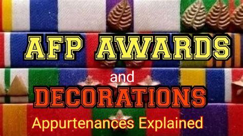 afp awards and decorations manual|Afp Awards and Decorations .